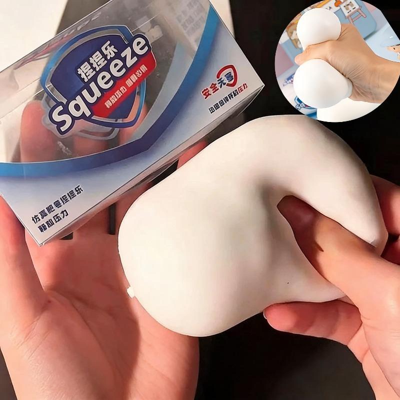 Squishy Soap Stress-Relieving Fidget Squishes Soft Simulated Soap Squeeze Toy Anti-Stress Slow Rebound Relaxing Toy Friend Gifts