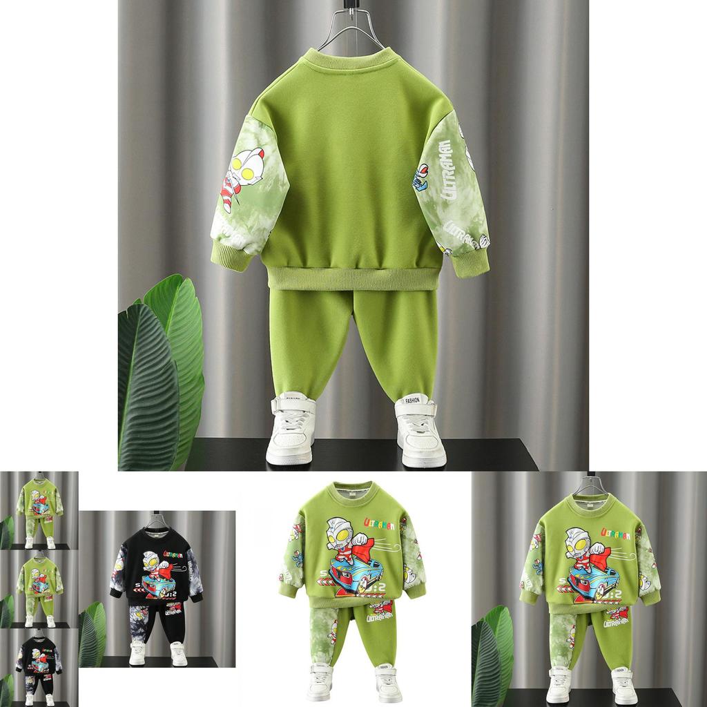 Stylish Ultraman Boys Clothing Set For Kids Spring And Autumn 2024 Comfortable Outfit