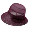 Foldable Organza Summer Ladies Straw Hat Basin Hat Sun Hat Sunshade Flower Sunscreen Fisherman Hat