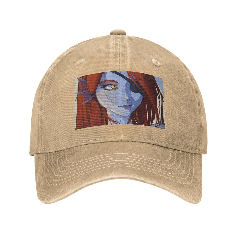 Fashion Undyne Undertale  Deltarune Baseball Cap  Teenagers Luxury Cap
