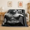 Famous B-BTS Jeon Jung Kook JK Kpop Soft Flannel Throw Blanket,Warm Cozy Blanket for Bed,Couch,Sofa,Bedroom,Living Room,Camping