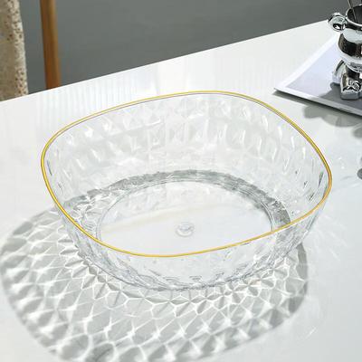 RuHan Light Luxury Diamond Pattern Fruit Plate