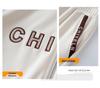 Spring 2026 Women's Color Block Stand Collar Sportswear Set with Embroidery and Hot Drilling - Two Piece Casual Fashion for Moms