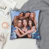 Katseye Kpop Style Square Pillow Cases Cushion Cover Vintage Zippered Decorative Throw Pillow Case Cover For Home 45X45Cm