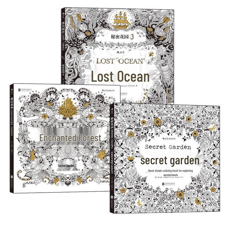 Lost Ocean Stress Relief Coloring Book for Adults & Kids
