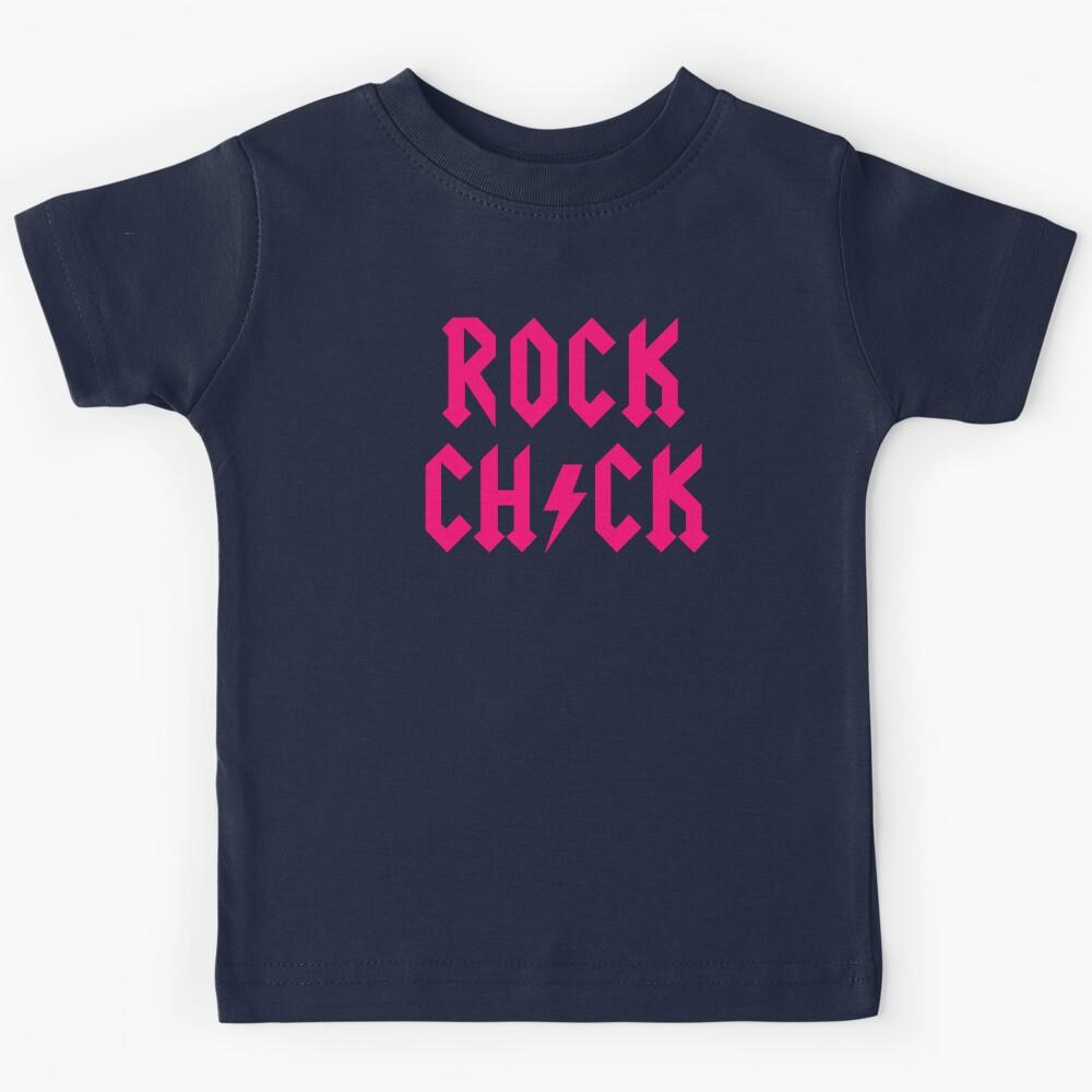 ROCK CHICK Pink ! Kids T-Shirt 100