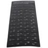Keyboard Sticker Hebrew Waterproof Black Background for Notebook Desktop PC Computer