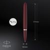 PARKER Fountain Pen F Fine Nib 51 Burgundy CT 2123499 Officially Imported Dual-Use,