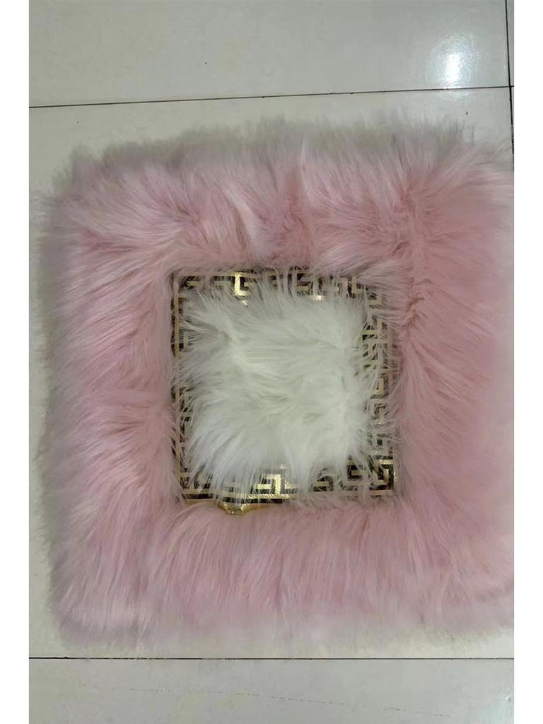 European Style Long Plush Cushion Cover for Home Furnishing