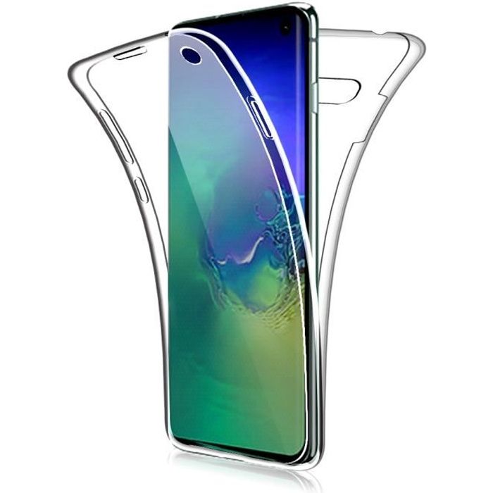 Coque pour samsung galaxy s10 - sdtek - silicone 360 degres protection