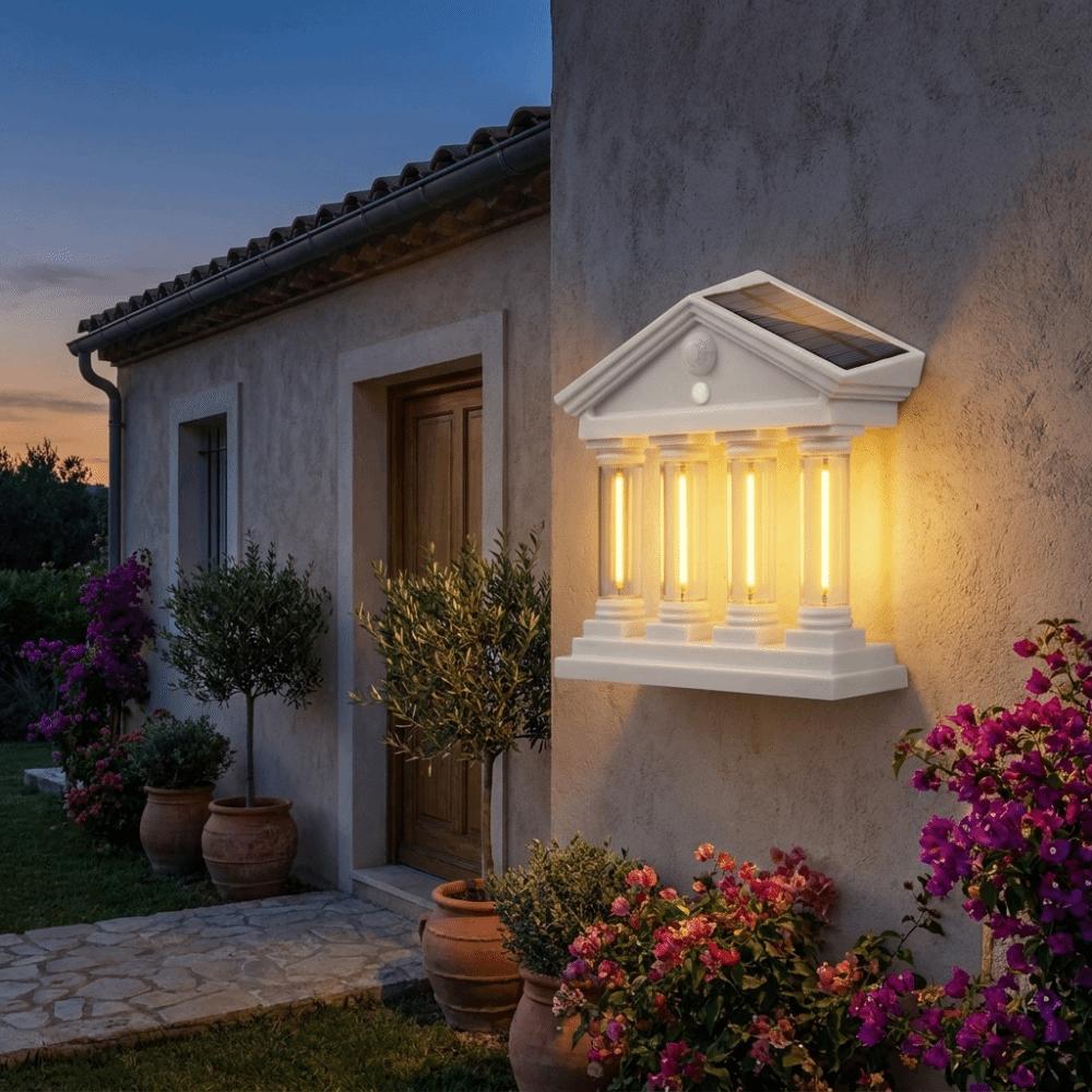 Steady Bright Illumination Solar Wall Lamp High Bright Home Exterior Light Outdoor Spaces