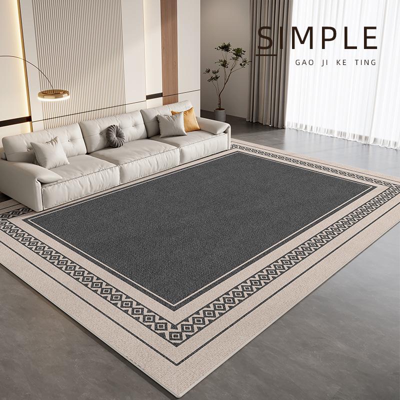 Stain-Resistant, Easy-Clean, Non-Slip Luxury Bedside Rug for Living Rooms & Bedrooms.