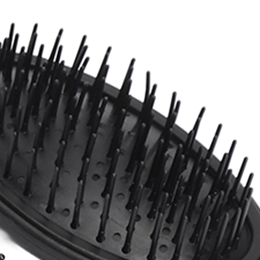 5PCS Hair Brush Set Paddle Hair Brush Detangle Massage Styling Comb Mirror And Holder Stand Set