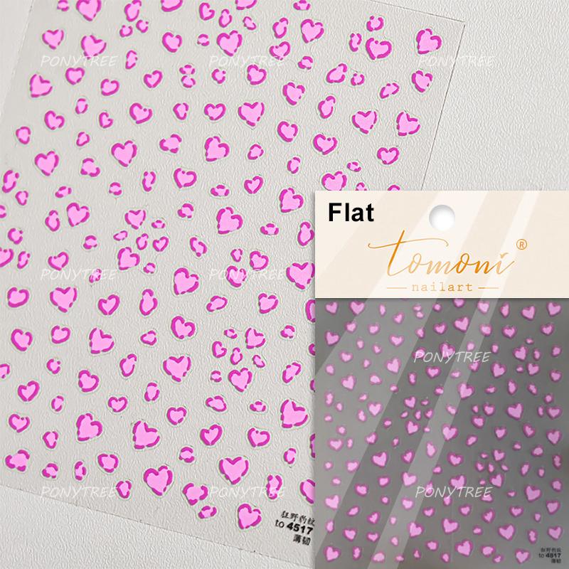 Lovely Strawberry Cherry Bowknot Lace Crystal Rhinestone Line Rococo Chic Adhesive Nail Art Sticker Manicure Decals