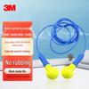 3M 318-1005 No-Roll Corded Foam Earplugs, SNR 38dB