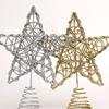 Sparkling Small Christmas Star Toppers Delicate Star Toppers for Christmas Tree Elegant Holiday Decoration