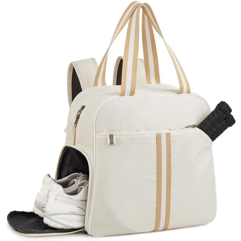 2025 Portable Sports Bag for Badminton, Tennis & Pickleball - Fits 2 Rackets, Handheld, Large-Capacity, Down Cotton