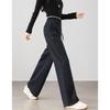 TERRE BLEUE Women's Fleece-Lined Straight-Leg Casual Pants