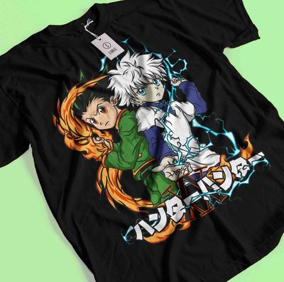 Gon Shirt Hunter X Hunter HXH Hisoka T-Shirt Killua Tee T-Shirt Meruem Kurapika