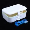 1 Set Denture And Popular Sturdy Box Kit High-Class Storage With Built In Mirror And Cleaning Brush For Daily Use