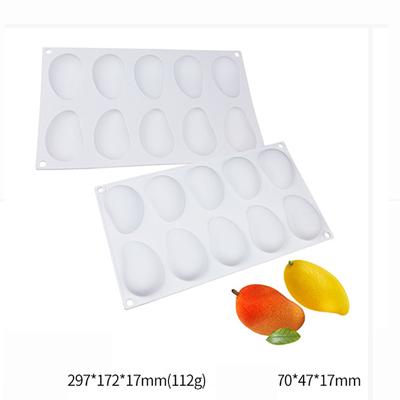 Pineapple Pear Peach Fruit Series Cake Silicone Mold Mango Orange Baking Mousse Mould Strawberry French Dessert Mousse Cake Mold
