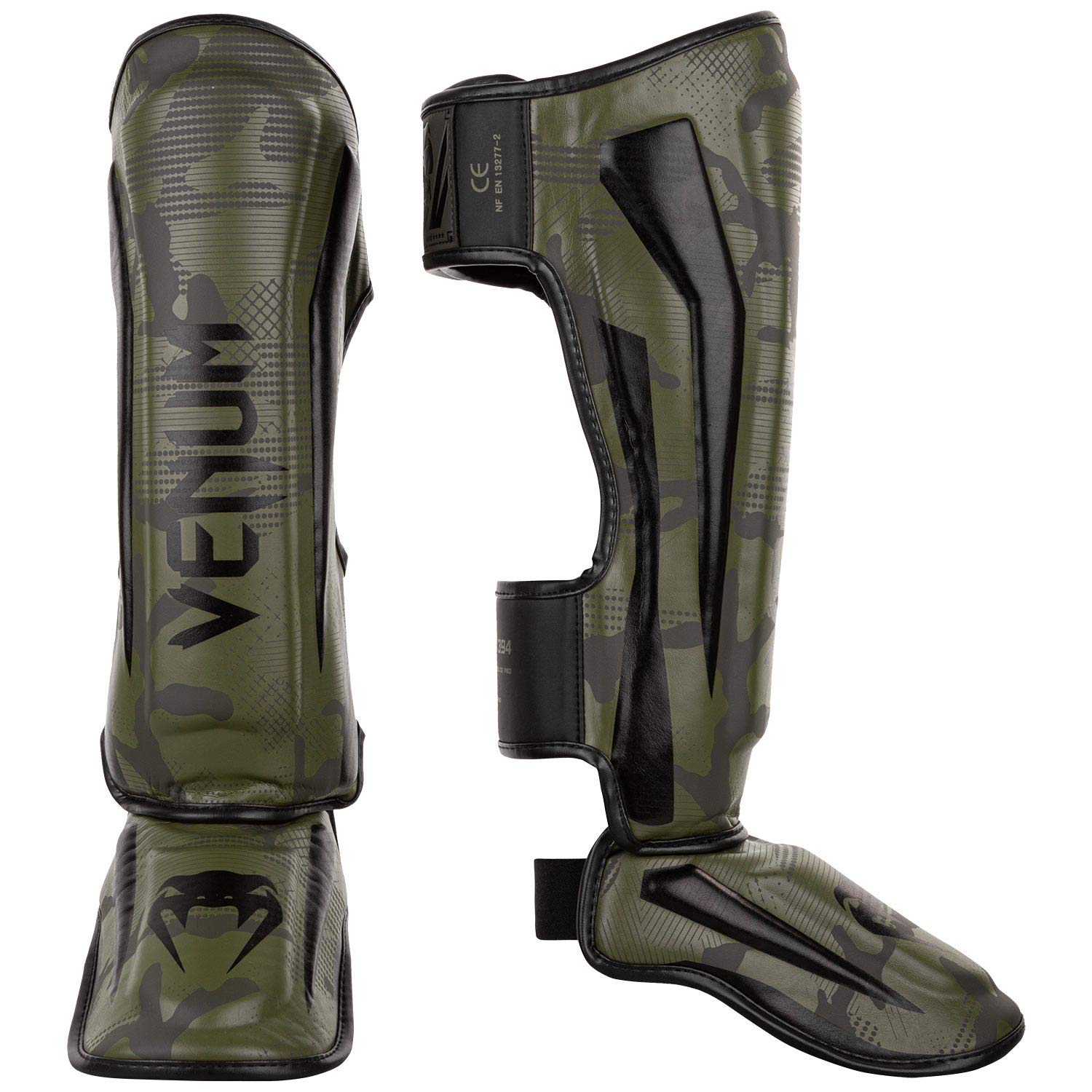 

Venum Elite Shin Guards Khaki Camo Large Stand-Up - -