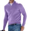 2024 Men's Long Sleeve Cashmere Base Layer for Autumn/Winter