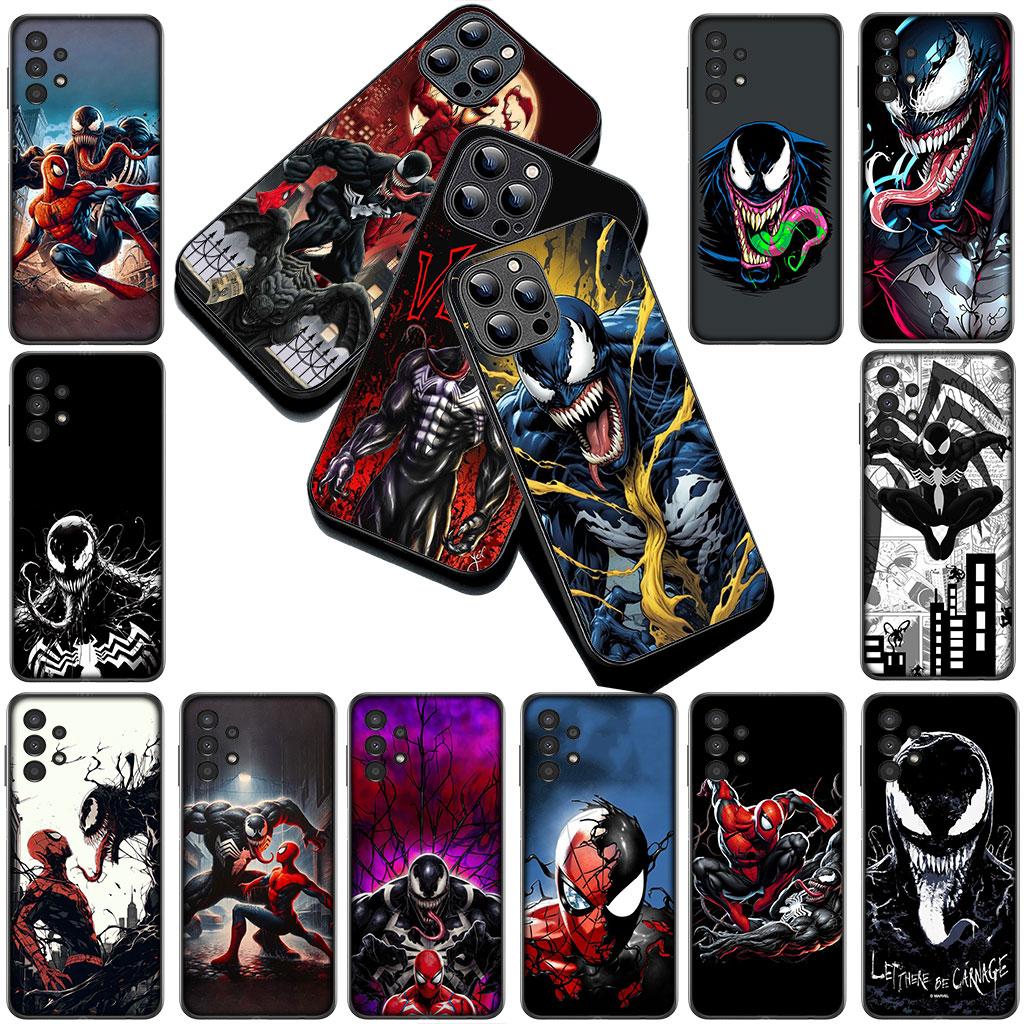 Phone Cover for OPPO A18 A16 A80 A40 A17 A15 A38 A78 A79 A54 A57 A58 A60 4G 5G Casing Soft Case Venom Marvel Spiderman Poster