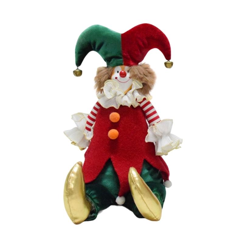 Unverwechselbare Weihnachts-Clown-Figur Tischschmuck Geschenk für Feiertags-Enthusiasten