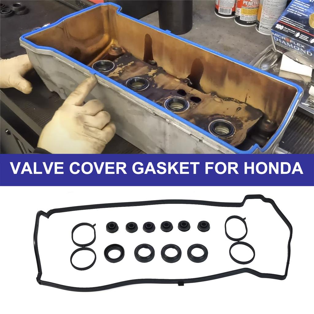 Honda Accord Civic Acura RDX TSX 2.0L 2.4L L4 2354cc 144cid 2002-2012 için Otomatik Motor Vana Kapağı Contası Seti 12030-PNC-000 12341-PNA-000 12030PNC000