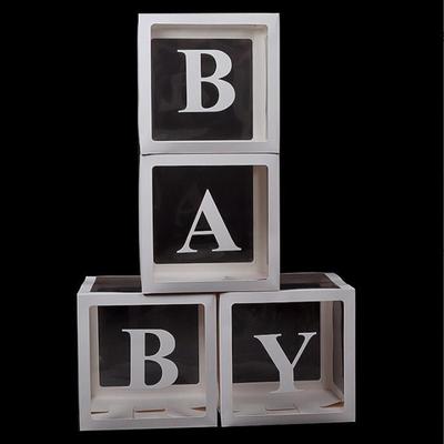 Baby Boxes Clear Balloon Shower Decorations Ballon Party Decoration for Propose