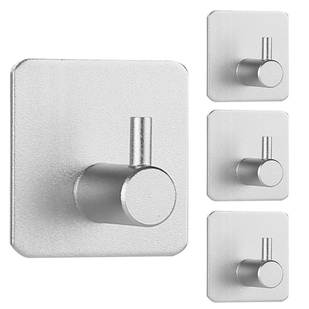 Seamless Metal Space Aluminum Hook for Bathroom & Kitchen