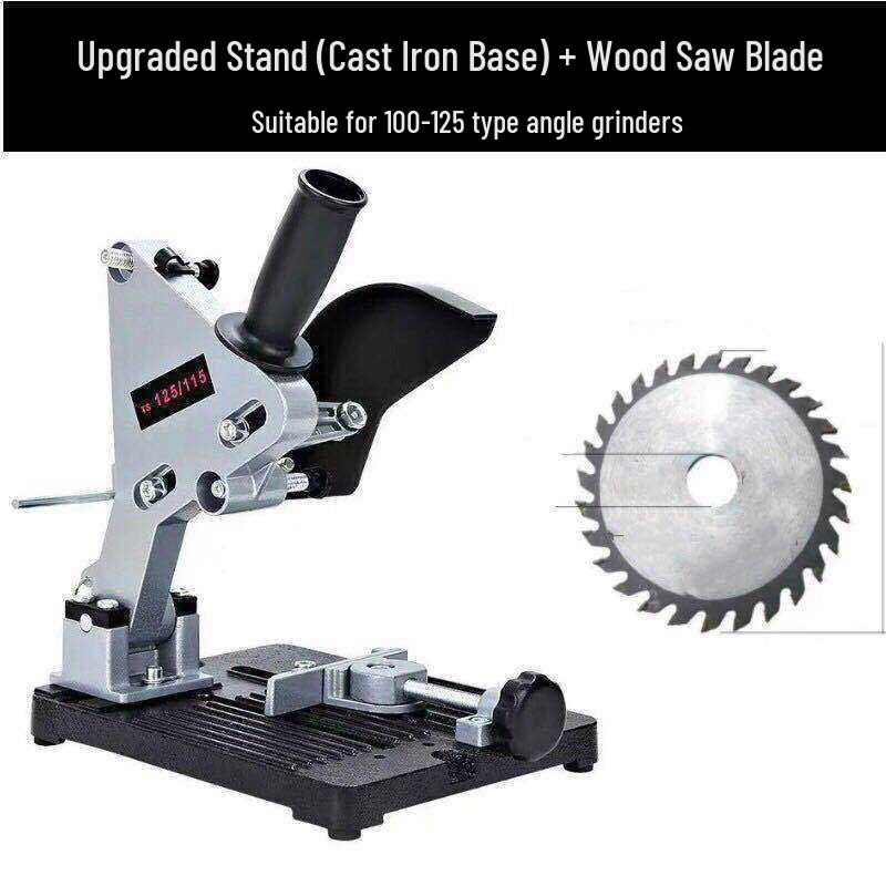 Universal Multifunctional Angle Grinder Stand: Sturdy Cutting Machine Mount