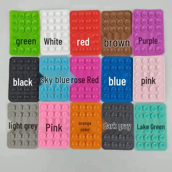 Silicone Suction Cup Phone Case with 24 Suction Squares