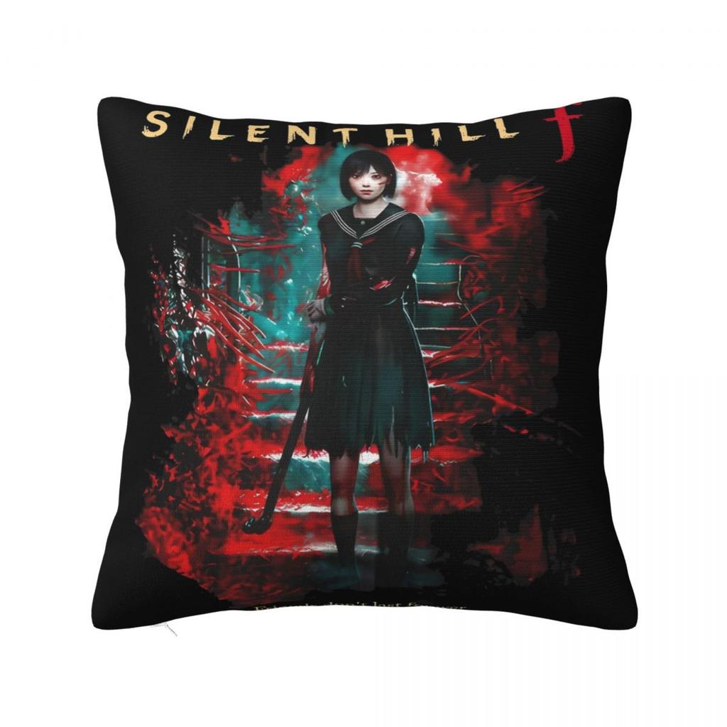 Car Decorations Silent Hill F Horror Game 2025 Pillowcase Merch Pillow Cover Zipper Multi Size