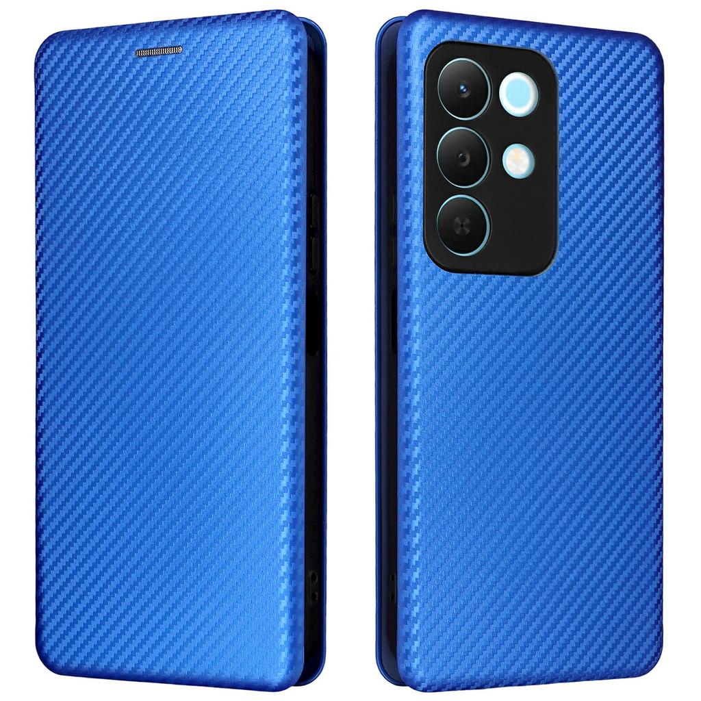 For Realme C85 5G/15x (India) 5G Case Carbon Fiber Texture Drop-Proof PU Leather Phone Cover
