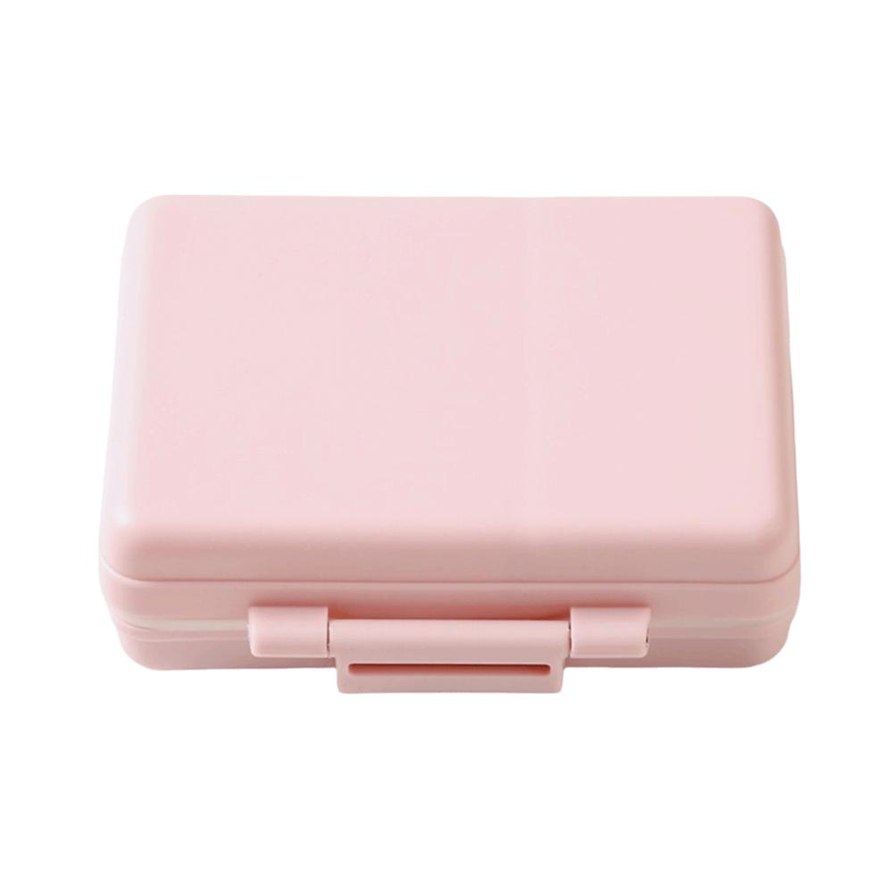 Portable Size Medicine Case Colorful Design Vitamin Container Compact Pill Splitters  Home Storage