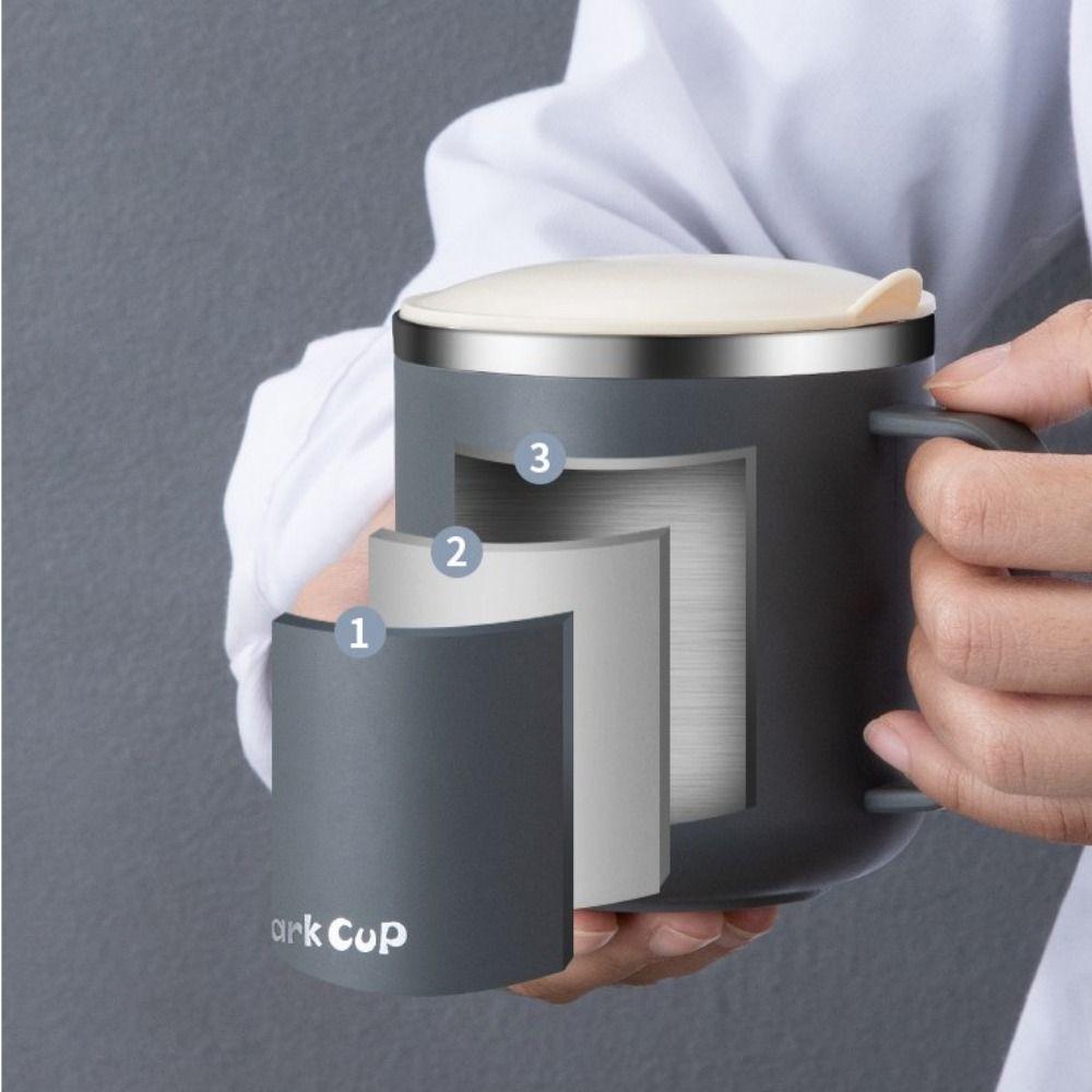 Stainless Steel Milk Coffee Cup Double Wall Vacuum Flask Portable Insulated Water Cups  Home