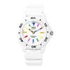 [Citizen Q&Q] CITIZEN Q&Q Watch Urethane Band Color Watch VR25-002 White Multi [Parallel Import]