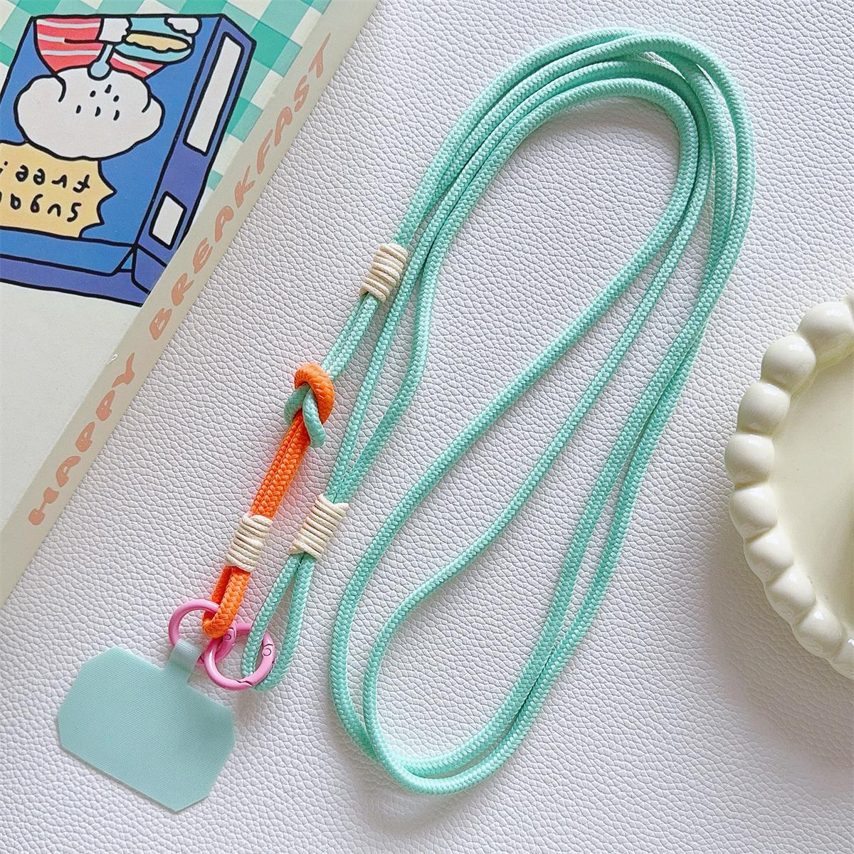

Cute Coloful Knot Phone Lanyard Diameter Strap Universal Case Crossbody Shoulder Card Neck Cord Clip Hang Anti-lost Wrist Strap Polyester / Nylon