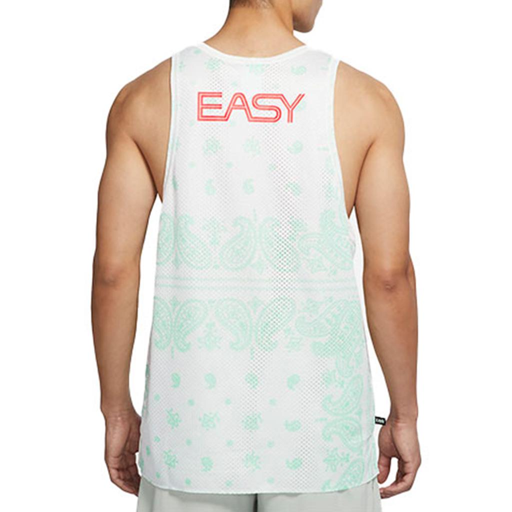 Nike Dri-Fit Casual Breathable Cashew Flower Sleeveless Tank Top Men Tops Green DH7372-121