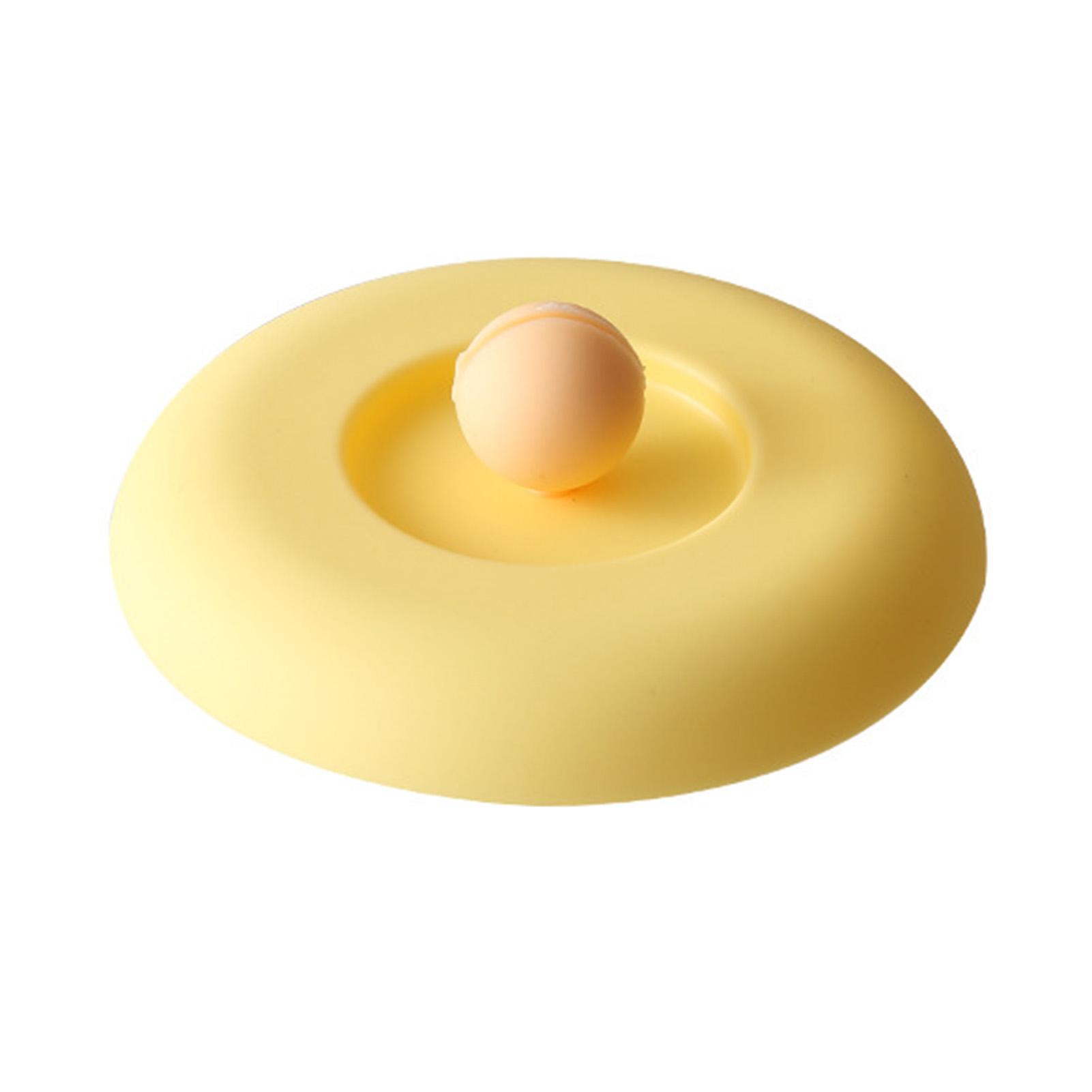 

Креативный силиконовый чехол для чашки, симпатичные герметичные крышки для чашек для воды и чая, разноцветные пылезащитные многоразовые чехлы для кружек, аксессуары для питья жёлтый