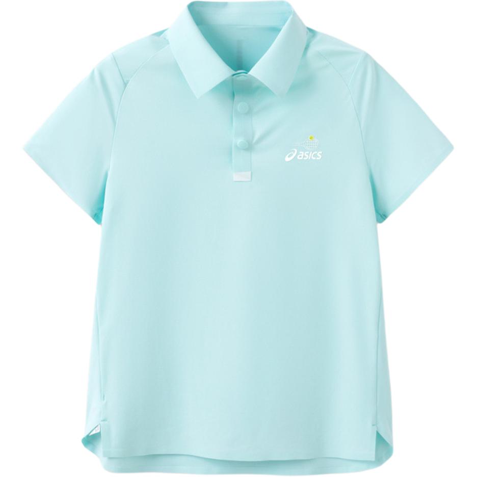 Asics GS T Shirt Blue Green Teenagers 332241173033-89GR 110