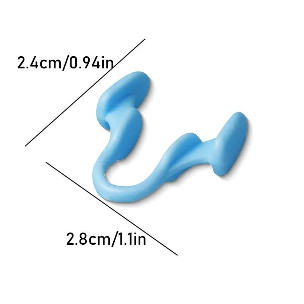 Mini Anti-snoring Nose Plug Silicone Nostril Dilator Sleeping Nose Clip A Cold
