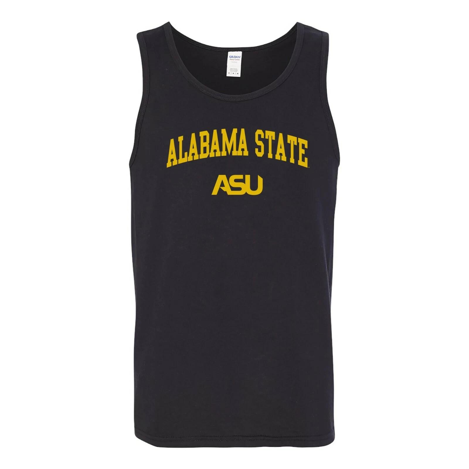 Alabama State Arch Logo NCAA University Tank Top - Black S