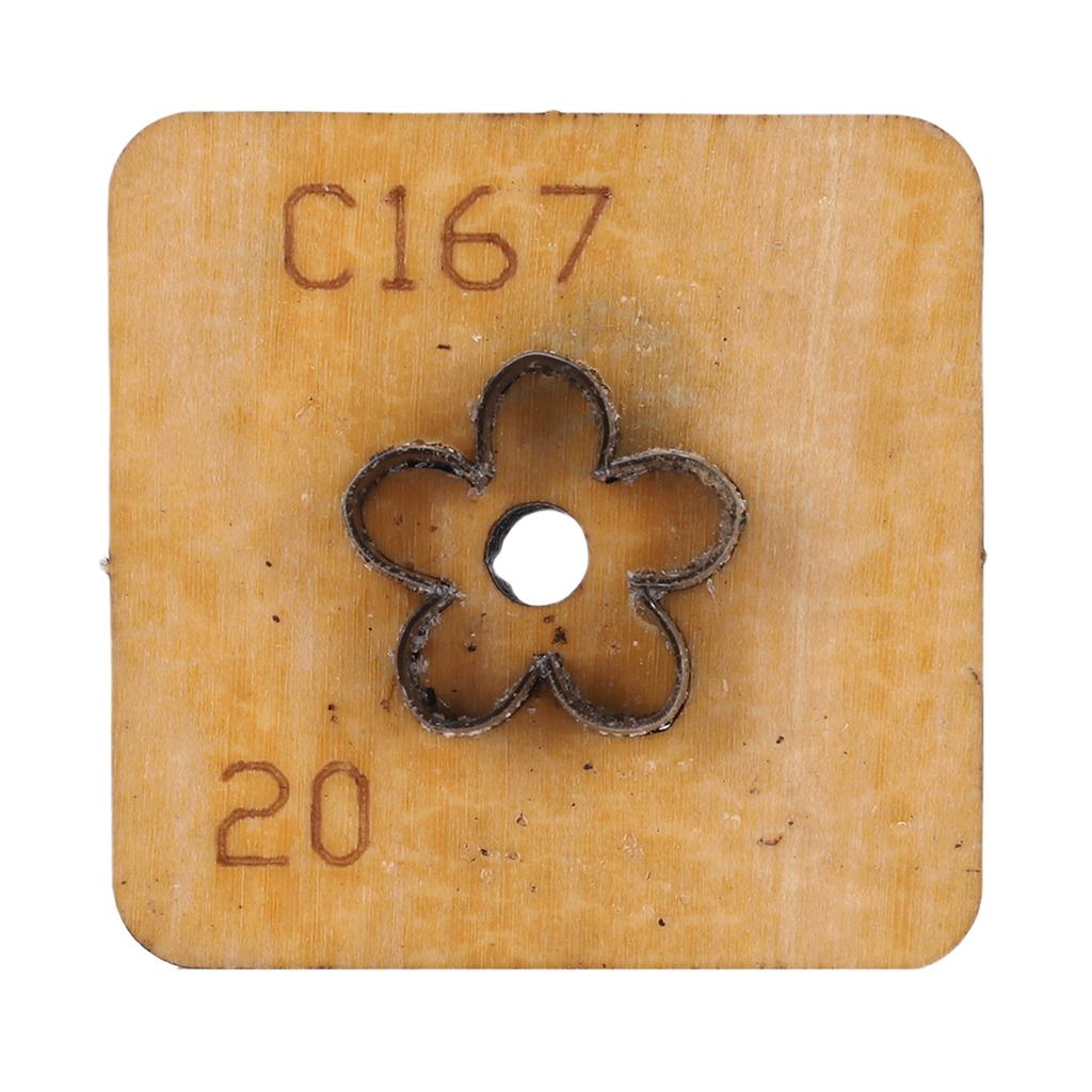 Leather Cutting Die Flower Shaped Metal Leathercraft Cutter Punching Mold Crafting Tool