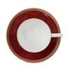 Wedgwood Renaissance Red Teacup Saucer Accent & (Used) [Used]