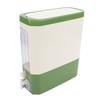 Rice Dispenser Press Type Humidity Proof Slim Rice Storage Container with Cup for Cereal Grain
