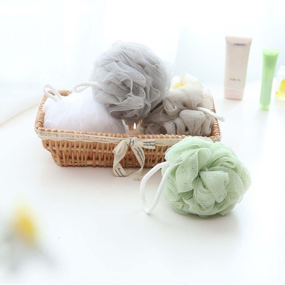 Back Scrubber Cleaning Equipment Bathroom Supplies Shower Brush Mesh Sponge Bath Ball Bath Flower