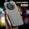 Magnetic Suede Leather Case For Honor Magic5 Lite Magic6 Lite 5G Shockproof Matte Silicone Soft Case Cover
